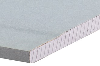 Gypsotherm Plaque de plâtre avec isolation, 2,6 x 1,2 m x 12,5 mm